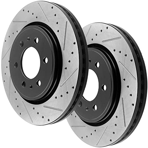 JADODE 350mm Front Brake Rotors Heavy Duty Drilled Slotted Brake Kits Replacement for 2010-2020 Ford Expedition,2010-2020 Ford for F-150,2010-2020 Lincoln Navigator Break Kits
