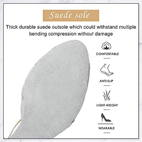 DKZSYIM Glitter Women Latin Dance Shoes Closed Toe Ballroom Salsa Tango Practice Performence Party Dancing Shoes,Model N5114