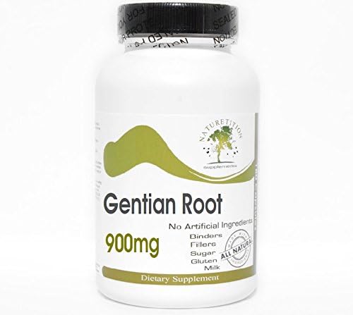 Naturetition Supplements Gentian Root 900mg ~ 90 Capsules - No Additives