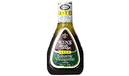 Ken's Light Balsamic Dressing (Pack of 5) 16 oz Bottles