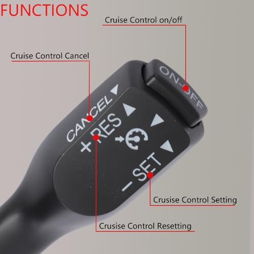 image for Caiwin Cruise Control Switch Assembly Replaces 84632-34011 84632-34017