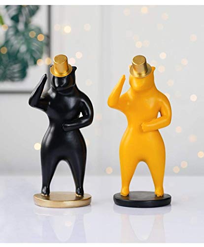 WQISON Statue Dekoration Statue Skulptur Ornament Statuen Dekoration Haus...