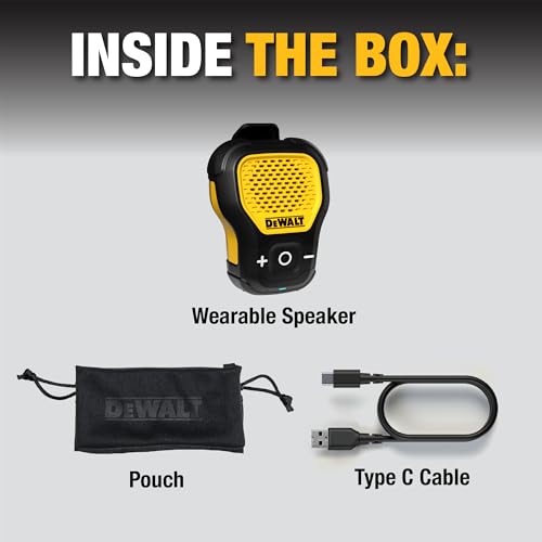 DEWALT DEWALT Wearable Bluetooth Speaker DXMA1901158 の商品画像 8