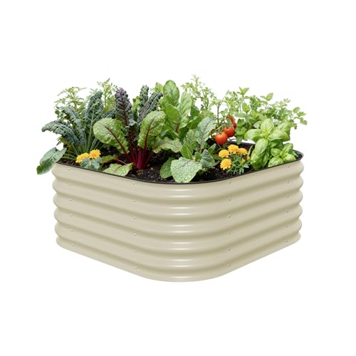 Vego garden Raised Garden Bed Kit, 17" Tall 4 in