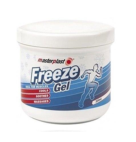 4 x Tubs Of Masterplast Freeze Gel 300ml ideal for muscles, cools soothes