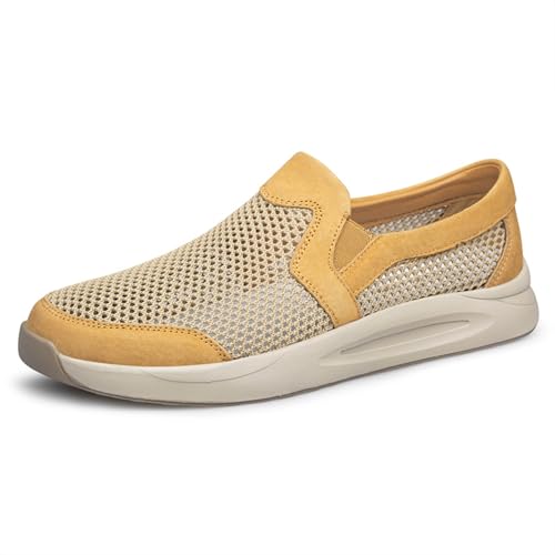 Men's Breathable Mesh Loafers, Comfortable Summer Shoes - Perfect for Coastal Walks, Outdoor Hangouts & Casual Commutes