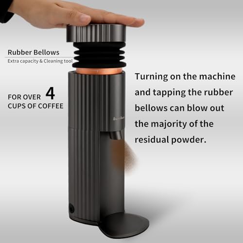 Burrbuzz TBEH03 Electric Burr Coffee Grinder, Professional Espresso Grinder, Quiet, Compact, 65G Single Dose, 90 Settings, Easy To Use&Clean thumb #2