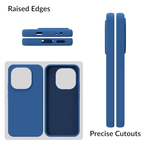 Image of SPRIG Compatible with IQOO 15 5G SilkTone Silicone Back Cover Drop Tested Shock Proof Mobile Case for Men, Women, Boys and Girls with Camera Protection (Navy Blue)
