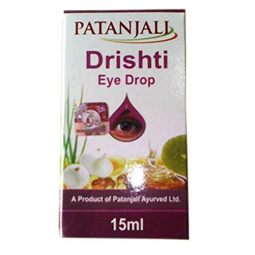 4 X Patanjali Drishti Eye Drop X 1One Free Prakruthi Ginger Candy for Each Order.