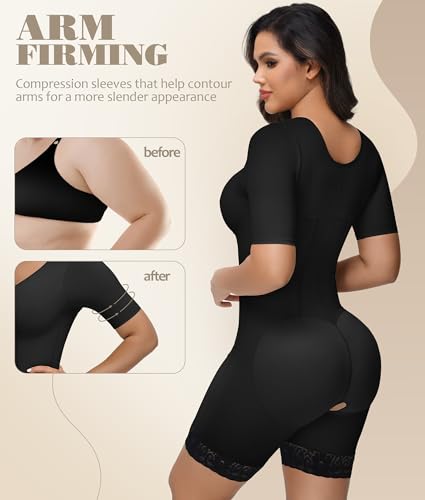 M MYODRESS Fajas Colombianas Moldeadoras Shapewear for Women Faja Body Shaper Tummy Control Post Surgery Compression Garment2