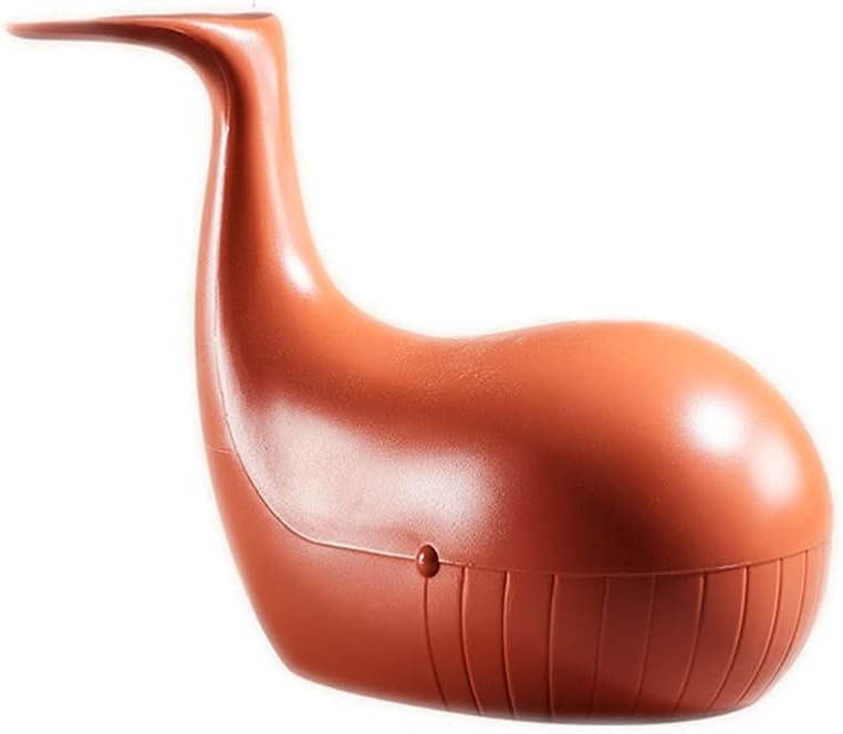 Minimalist Fashion Creative Children's Stools Household Plastic Small Stools, Cute Shoe-Changing Stools for Children and Adults for Bedroomcasual/Style B Orange