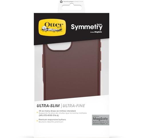 OtterBox Symmetry Series MagSafe Hülle für iPhone 16, Braun – Ansicht 5