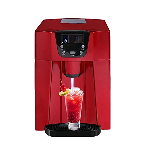 IW.HLMF 2 in 1 Automatische Eismaschine, elektrische Eiswürfelherstellungsmaschine Eisiger Wasserspender Trinkbrunnen