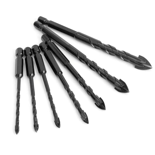 Broca para azulejos 6mm de carburo de tungsteno miniatura 6