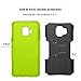 RioGree Phone Case for Samsung Galaxy J2 / Core / J2 Dash /J2 Pure Case, Heavy Duty Cell Phone Shockproof with Kickstand Cover Skin TPU,Green