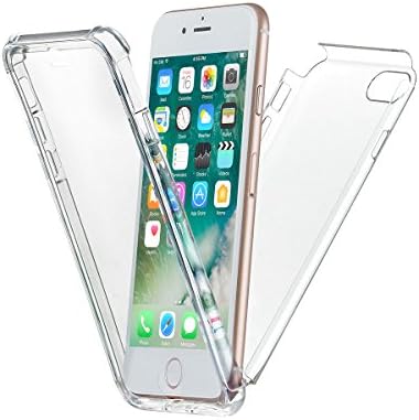 New Trent 4.7-inch for iPhone SE 2nd Generation (2020), iPhone 8 (2017), iPhone 7 (2016) Case eSobala 7 Full-Body Protection Transparent Case with Built-in Screen Protector