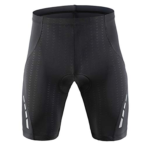 image for beroy Men's Cycling Shorts Padded Bicycle Riding Tights Men's Bike Sho