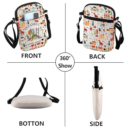 Istanbul Travel Shoulder Bag Hagia Sophia Gift Turkey Travel Gift Istanbul Cityscape Historical City Gift4