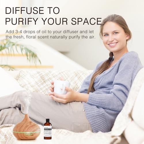 Image of Honeysuckle Essential Oil, Aromatherapy Oil for Skin Body Hair Care | Pure and Natural, Honeysuckle Oils for Massage, Home, Diffuser, DIY Soap and Candle Making, 100ML / 3.38 fl oz
