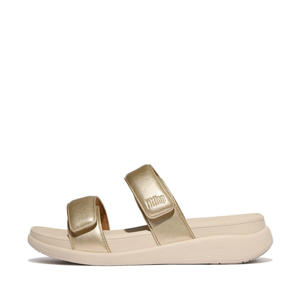 Fitflop F-mode Go Adjustable Flatform 2-bar Slides Sandale caleFemme