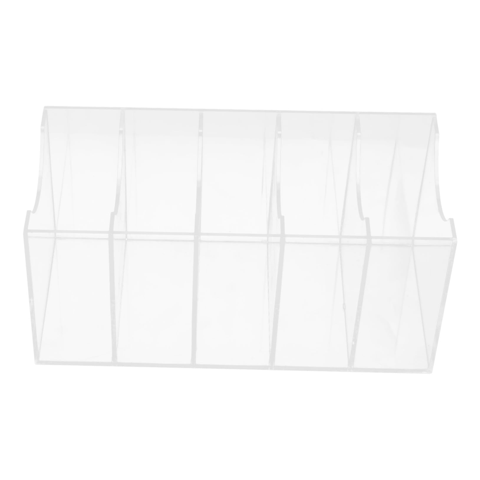 Garneck Belt Organizer Slot Clear Acrylic Storage Case for Closet Versatile Tie Holder and Belt Rack Stylish Display Ties and Accessories for Organized Spaces