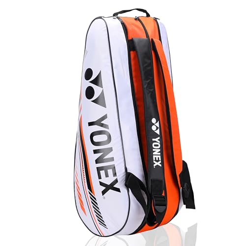 Image of YONEX Badminton Racquet Bag ACE2 1129 BT9 |Thermal Lining Compartment |Eronomic STRPS |Available as Backpack|Hand Carry |Accessories Compartment |9 Racquet Comaprtment |Widve Shoe Packet