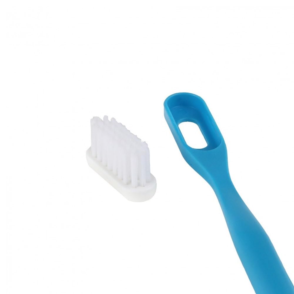 Lamazuna - Recharge de 3 têtes pour brosse à dents - Souple