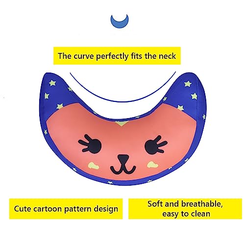 Image of Kids Car Seat Travel Neck Pillow Soft Neck Support Cushion Car Seat Belt Cover Cushion Pillow Car Seatbelt Shoulder Pad Head Neck Support Pillow Seat Strap Pillow for Car Airplane Pushchair Travel