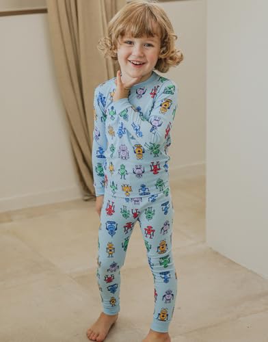 Image of VAENAIT BABY 12Months-12Years Toddler Kids Junior Boys Car Train Fireman Snug fit Sleepwear Pjs Set