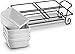 KooK 4-Piece Condiment Dish, Serving Set with Metal Rack, Ceramic Make, Great for Vegetables, Candies, Nuts, Dips