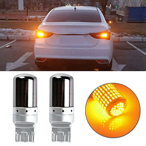 Ampoule LED T20 7440 chrome pour clignotant sécurité route voyage