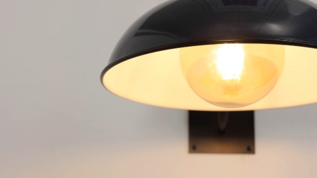 Image of JONATHAN Y Stanley 1-Light Gooseneck Sconce 12.25 inch, Navy
