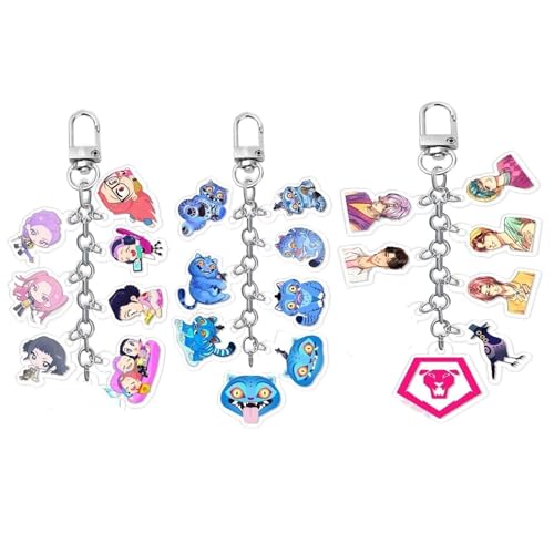 Llavero K Pop, Set De Merchandising Temática De Anime Llaveros Cosplay Regalos De...