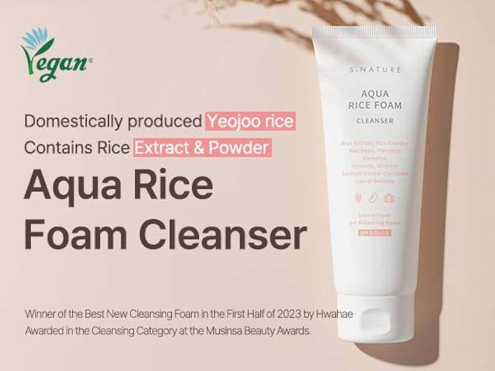 Amazon | 【S.NATURE/エスネイチャー】AQUA RICE FOAM CLEANSER