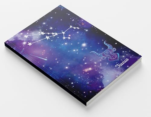 Image of AccuPrints A5 Premium Soft Bound Notebook Size 5.8 * 8.25 inches Diary for Girls and Women (144 Ruled Pages with planner, 80 GSM) (Taurus zodiac signs)