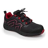 Slipbuster Gravon Safety Trainers Black, Size 45 - Safety Shoes with Lace Up Fastening, Nylon Mesh, Rubber Sole BB421-45