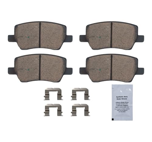 Image of HUSCH D1929 Front Ceramic Brake Pads Kit Fit For Chevrolet Cruze 2018-2019, For Chevrolet Sonic 2018-2020
