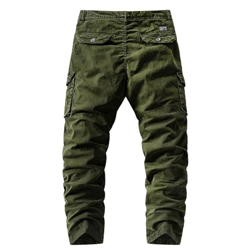 Men's Casual Cargo Pants Military Army Camo Tactical Pants Combat Workout Pants Casual Tactical Pants with Pockets3