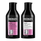 REDKEN Acidic Color Gloss Shampoo and Conditioner 300ml Bundle, for Colour-Treated Hair, Glass-Like Shine