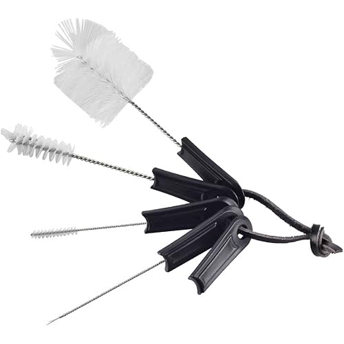 Espresso Brush Machine Cleaning Brush - CAFEMASY 5pcs Coffee Machine Cleaning Brush Pack Barista Tools for Cleaning Espresso Machine Group Head Steam Wand Milk Frother Drip Tray Coffee Mug