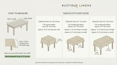 Image of Embroidered Edge Trim Rectangular Tablecloth - Water & Stain Repellent (100% Cotton) 4-8 Seater - 10 Colors - Rust Orange (150 CM X 150 CM)