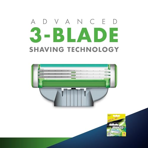 Gillette Mach3 Sensitive Blades - 4 Cartridges - Image 3