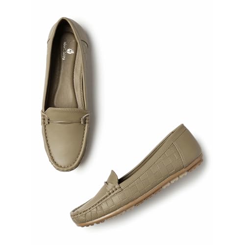 Image of Marc Loire Women Soft Comfortable Flats Loafers for Casual & Office Wear