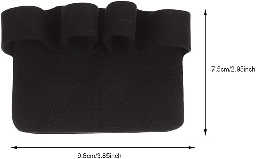 Miniatura 7 de BESPORTBLE 1 par de almohadillas de agarre para levantamiento de pesas, guantes de entrenamiento antideslizantes para gimnasio, guantes de fitness