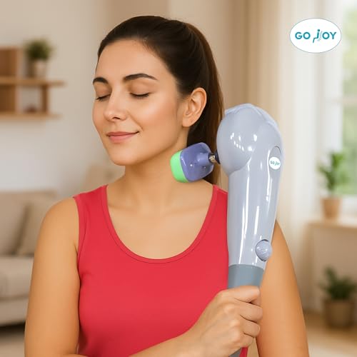 Image of 7 In 1 Magic Massager Heavy Duty Full Body Massage with 7 Versatile Attachments Full-Body Pain Relief & Relaxation For Back, Neck, Foot, Thigh, Hand, Belly, Abdomen Acupressure Therapy (Multicolour)