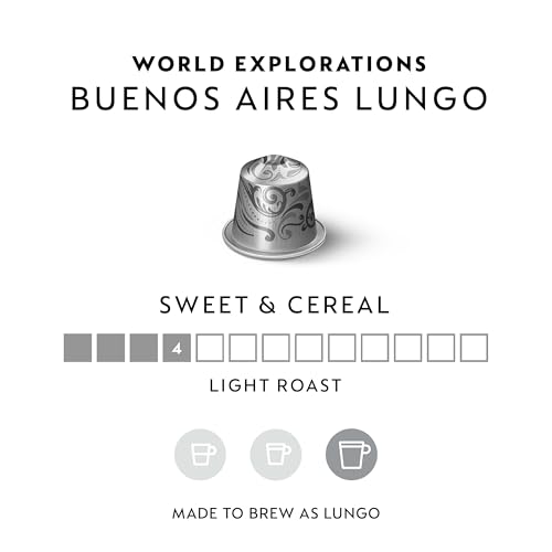 Nespresso Buenos Aires Lungo Light Roast Pods 50ct