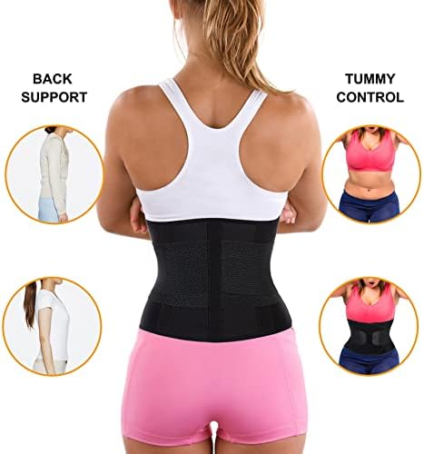 Women Hourglass Waist Trainer Trimmer Belt Body Shaper Belly Fat Burner Hot Neoprene Sauna Sweat Band
