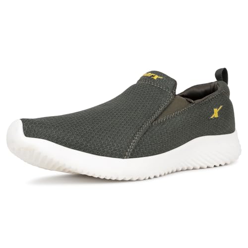Image of SPARX Sports Shoes SM-651 for Men - Premium Lace-Up Sports Shoes with Breathable Mesh, Superior Comfort & Active Performance Olive