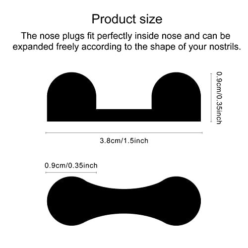 image for 50 Pieces Nose Filters for Spray Tanning, Elera Disposable Plugs Suppl