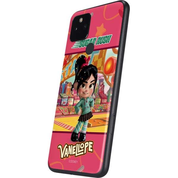 Skinit Decal Phone Skin Compatible with Google Pixel 4a 5G - Officially Licensed Disney Wreck-it Ralph Vanellope Sugar Rush Design